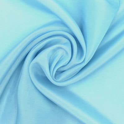 Silk satin - light blue