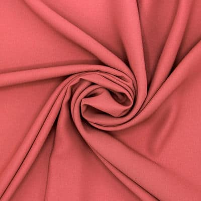 Light polyester fabric - brick-colored