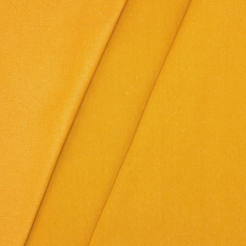 Plain coated cloth -  yellow curry