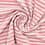 Tissu Nicki velours rayé rose