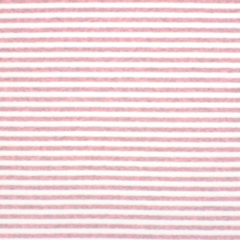Striped Nicki velvet - mottled pink