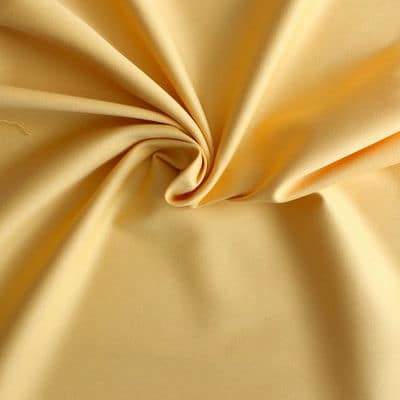 Satin of cotton and Spandex - yellow 