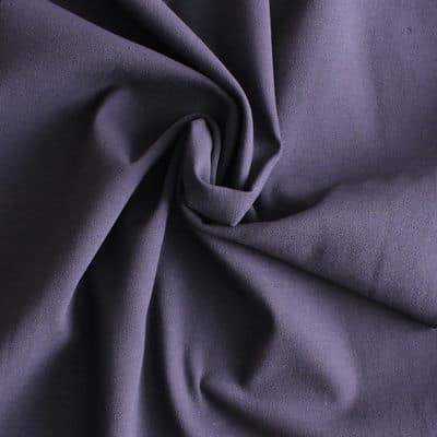 Fabric in cotton, viscose and elastane - purple