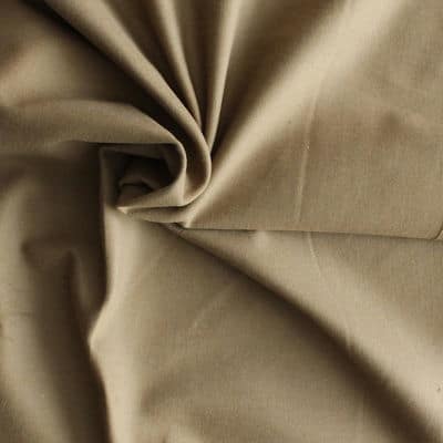 Brushed cotton fabric - brown