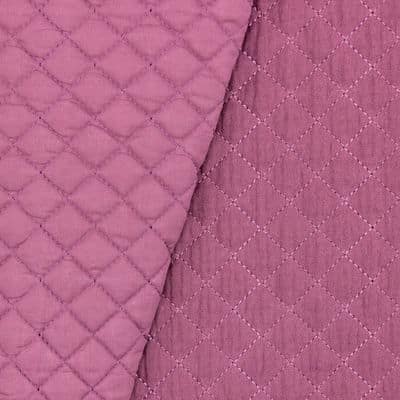 Quilted double gauze small piqué - violine