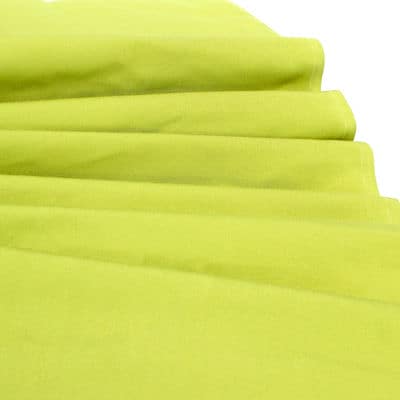 Deckchair fabric in dralon - plain anise green