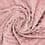 Velours Minkee  à pois en relief  vieux rose