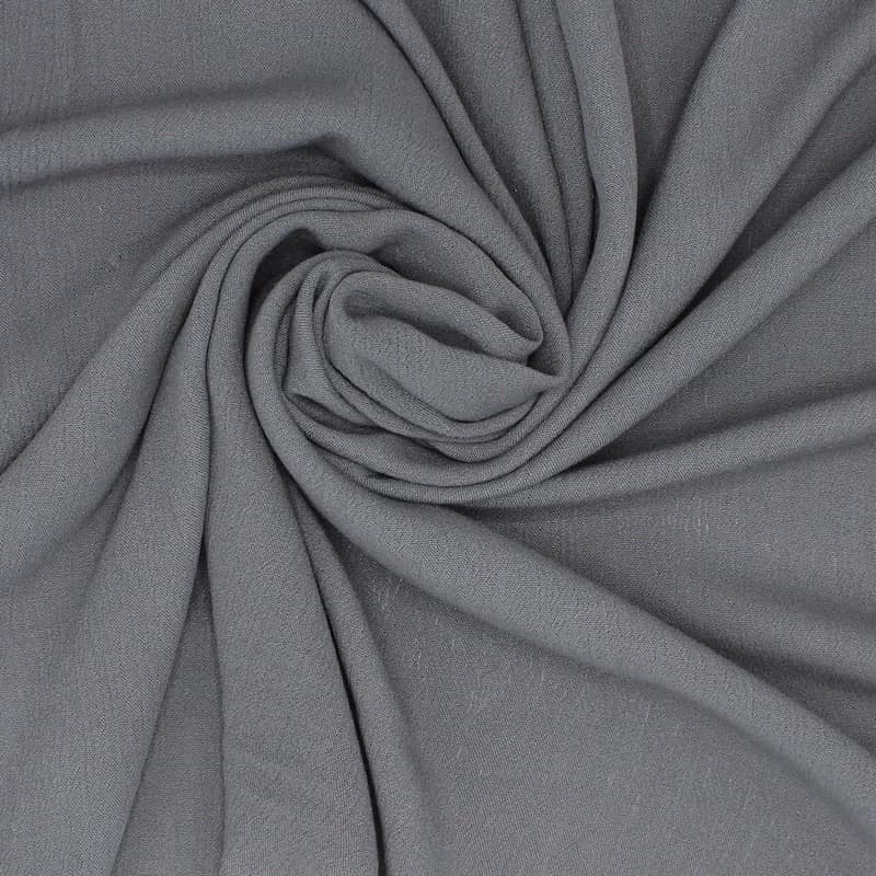 Viscose crush fabric - grey