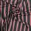 Viscose fabric with stripes and lurex - black