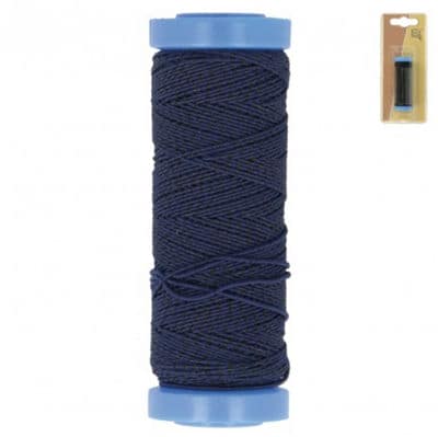 elastische naaigaren - marineblauw
