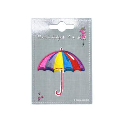 Opstrijkbare kleurrijke paraplu