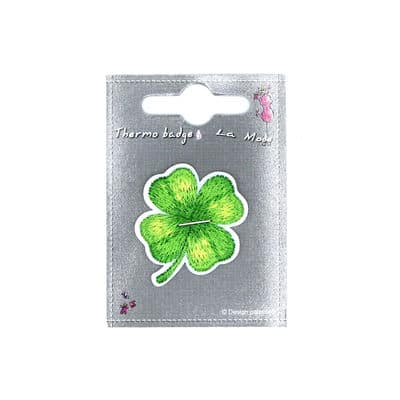 Iron-on patch clover