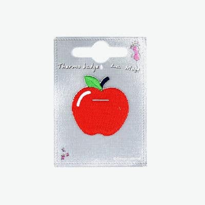 Iron-on patch red apple 