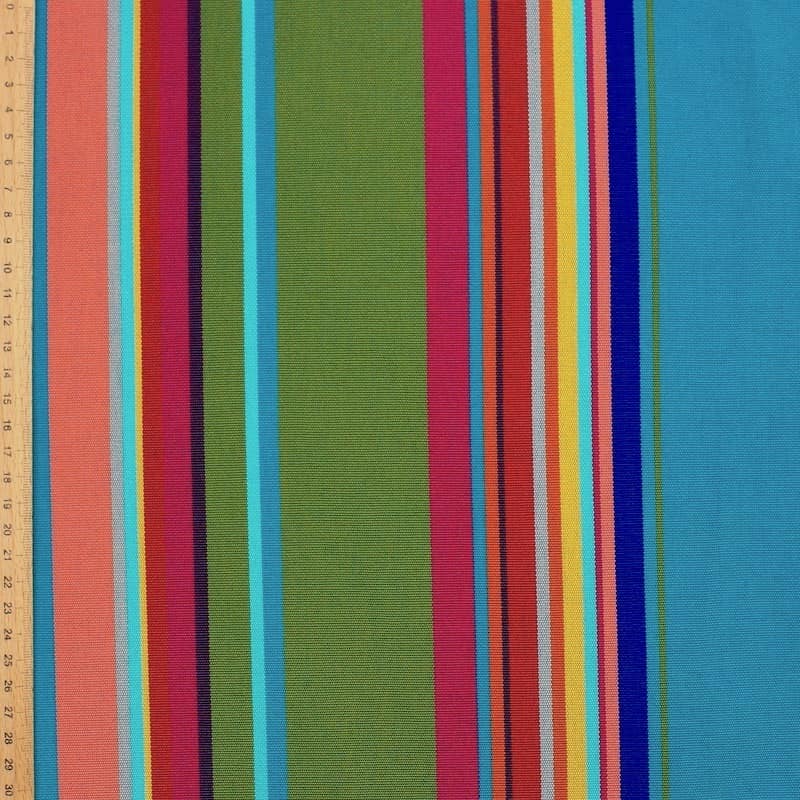 Buitenstof - kleurrijke strepen