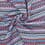 Jacquard fabric with geometric prints - pink / blue