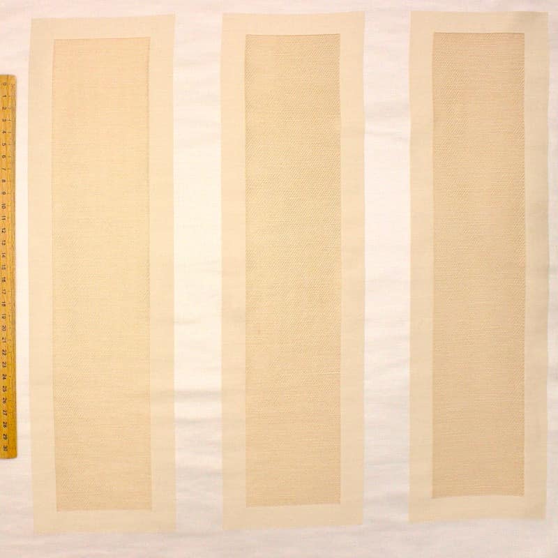 Panel with geometric print - beige
