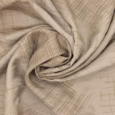 Fabric with shape memory - beige