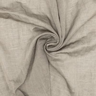 Cotton fabric with shape memory - grey 