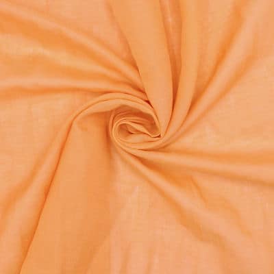 Cotton veil with shape memory - orange