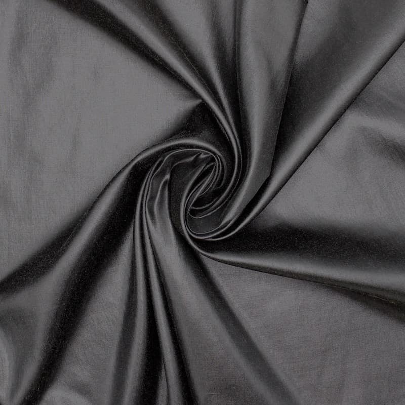 Fabric in acetate and viscose - liquorice black
