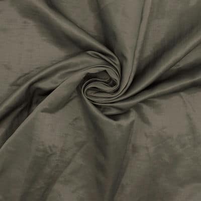 Fabric in cotton and polyester - brown