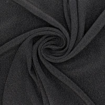 Mottled polyester fabric - black 