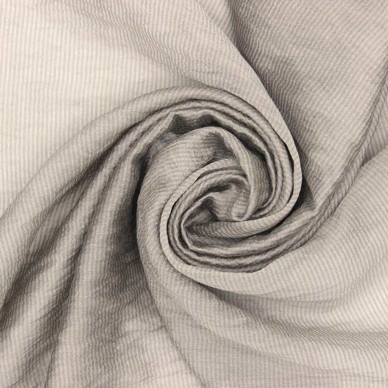 Veil in micro modal and silk - grey