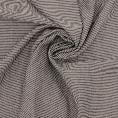 Striped fabric - brown