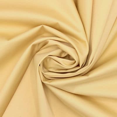 Extensible cotton fabric - straw yellow 