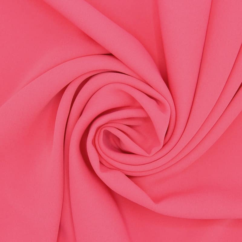Tissu polyester - rose
