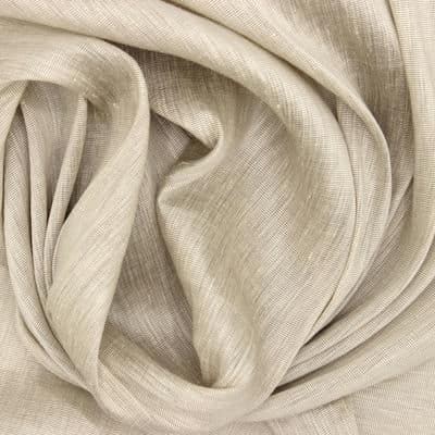 Veil in cotton and viscose - beige 