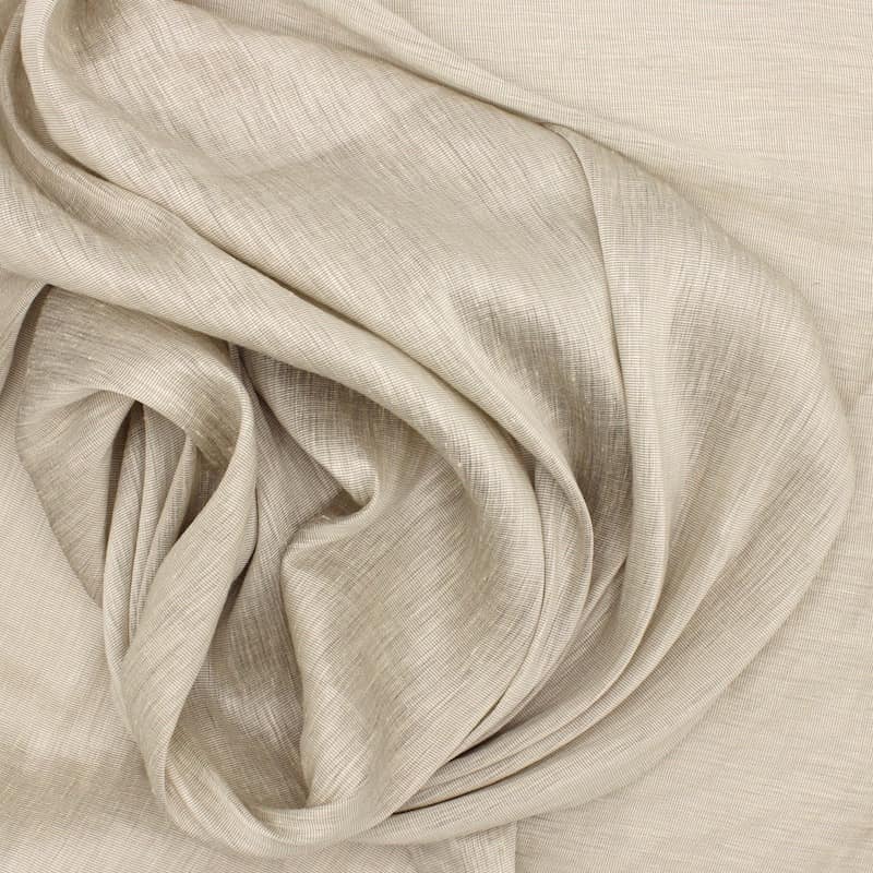Veil in cotton and viscose - beige 