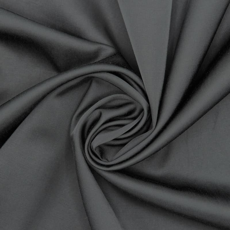 Tissu polyester - noir