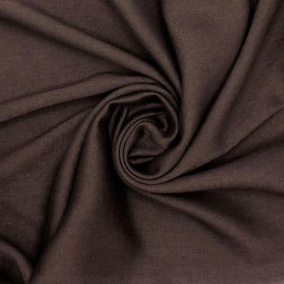 Fabric with wool aspect - brown