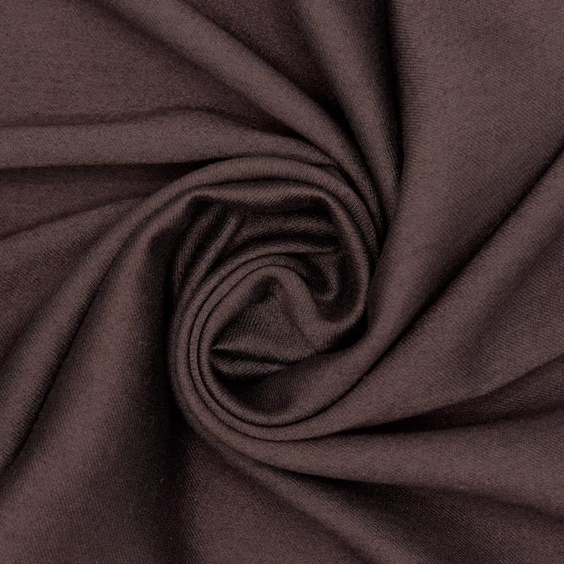 Fabric with wool aspect - brown