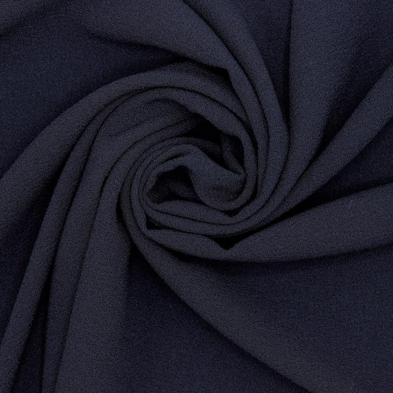 Crêpe fabric - navy blue