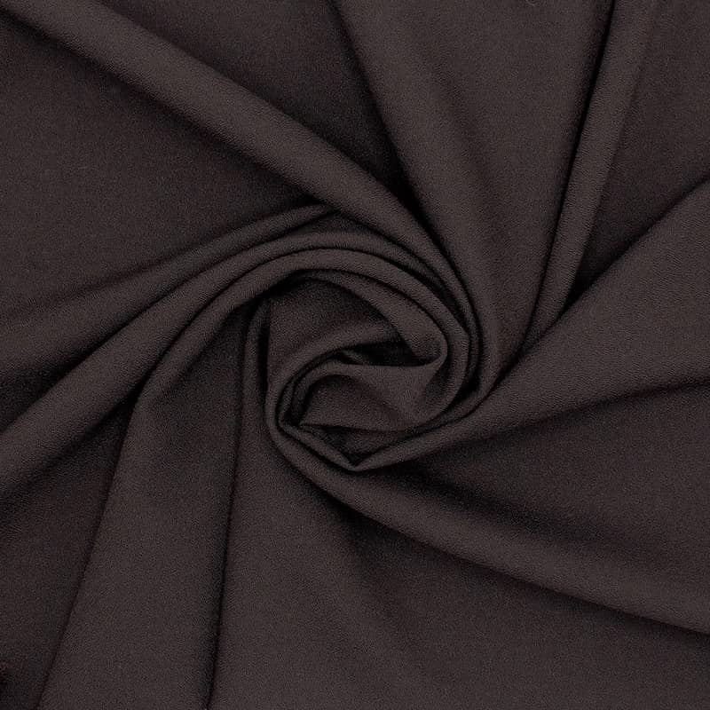 Plain polyester fabric - brown