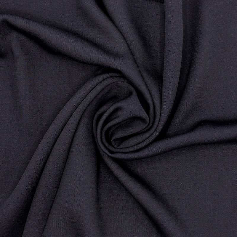 Tissu polyester et coton - noir
