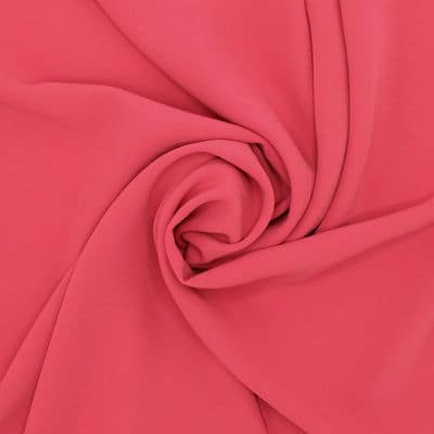 Tissu polyester - framboise