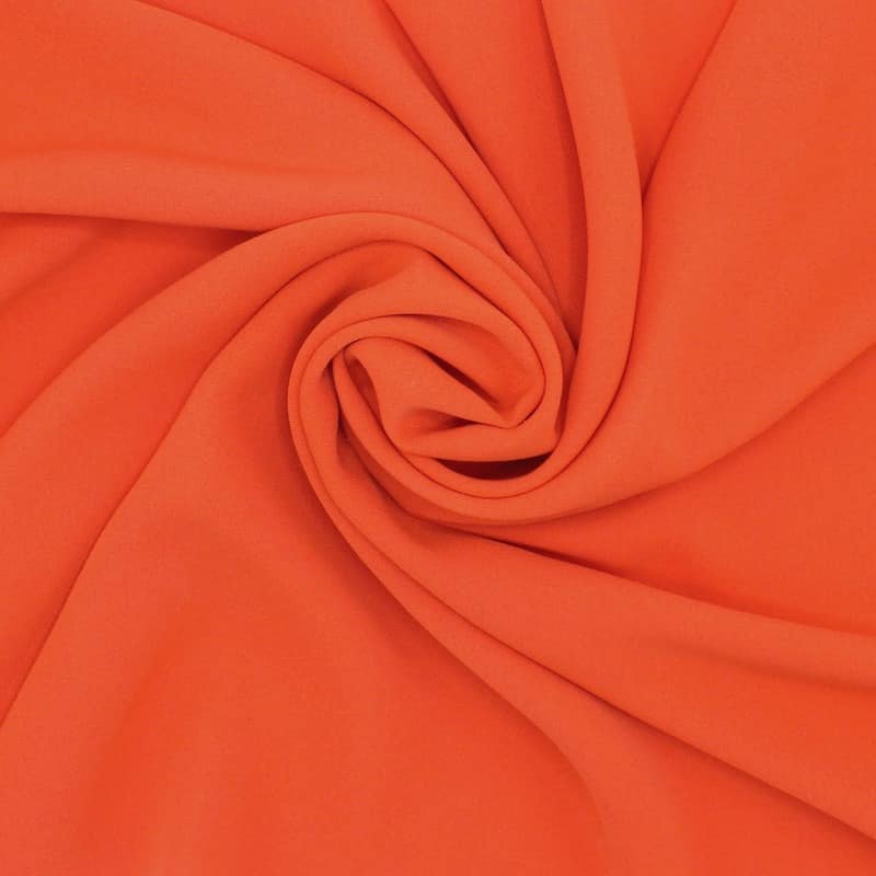 Mantsjoerije Kritisch een vergoeding 100% polyester stof - oranje