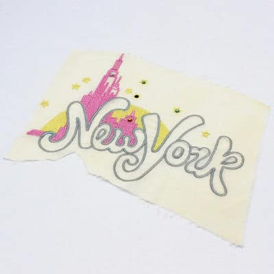 New York patch to sew