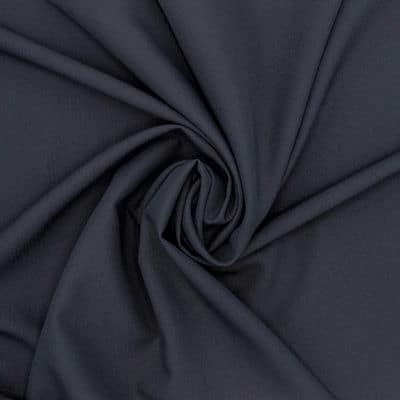 Fabric in polyester and cotton  - navy blue 