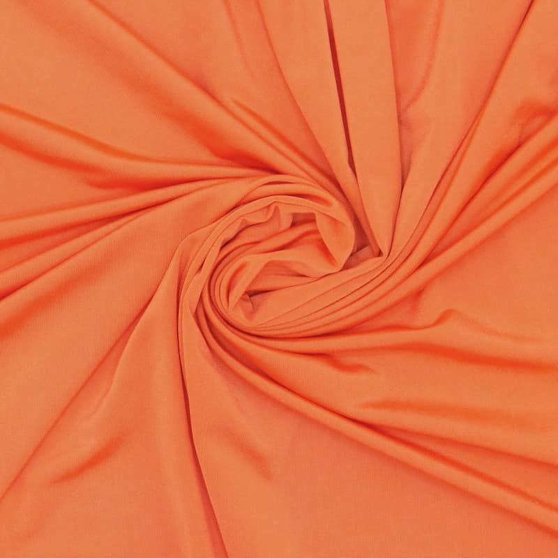 Tissu lycra - orange