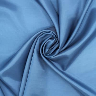 Satined lining fabric - blue