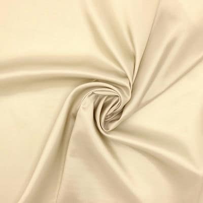 Satined lining fabric - beige