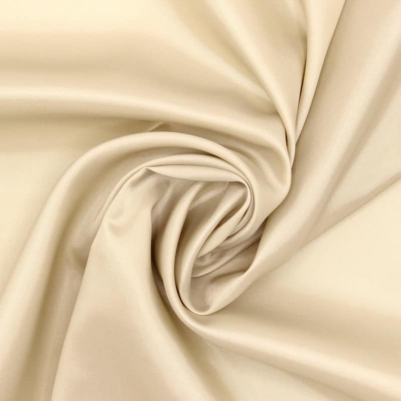 Satined lining fabric - beige