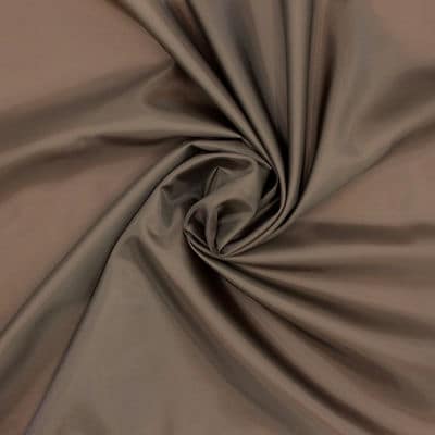 Tissu doublure polyester - brun