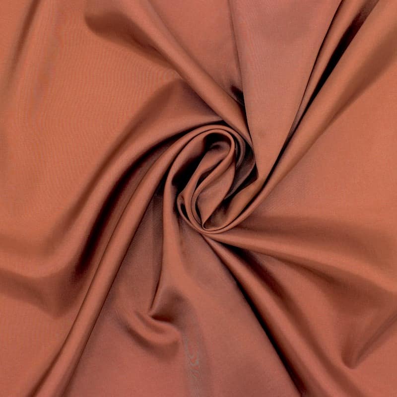 Polyester lining fabric - rust