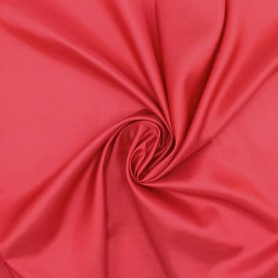 Satined lining fabric - red