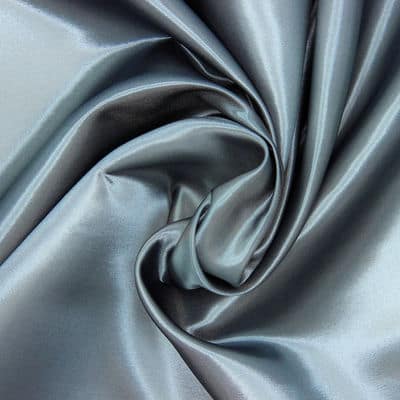 Satined lining fabric - slate colored